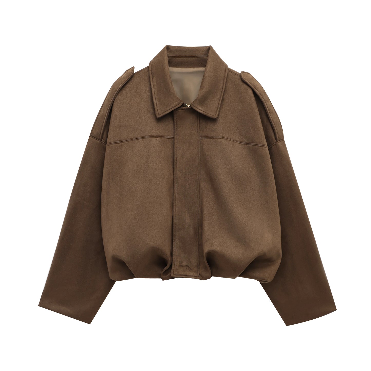 DIANA - Cappotto in pelle scamosciata DONNA