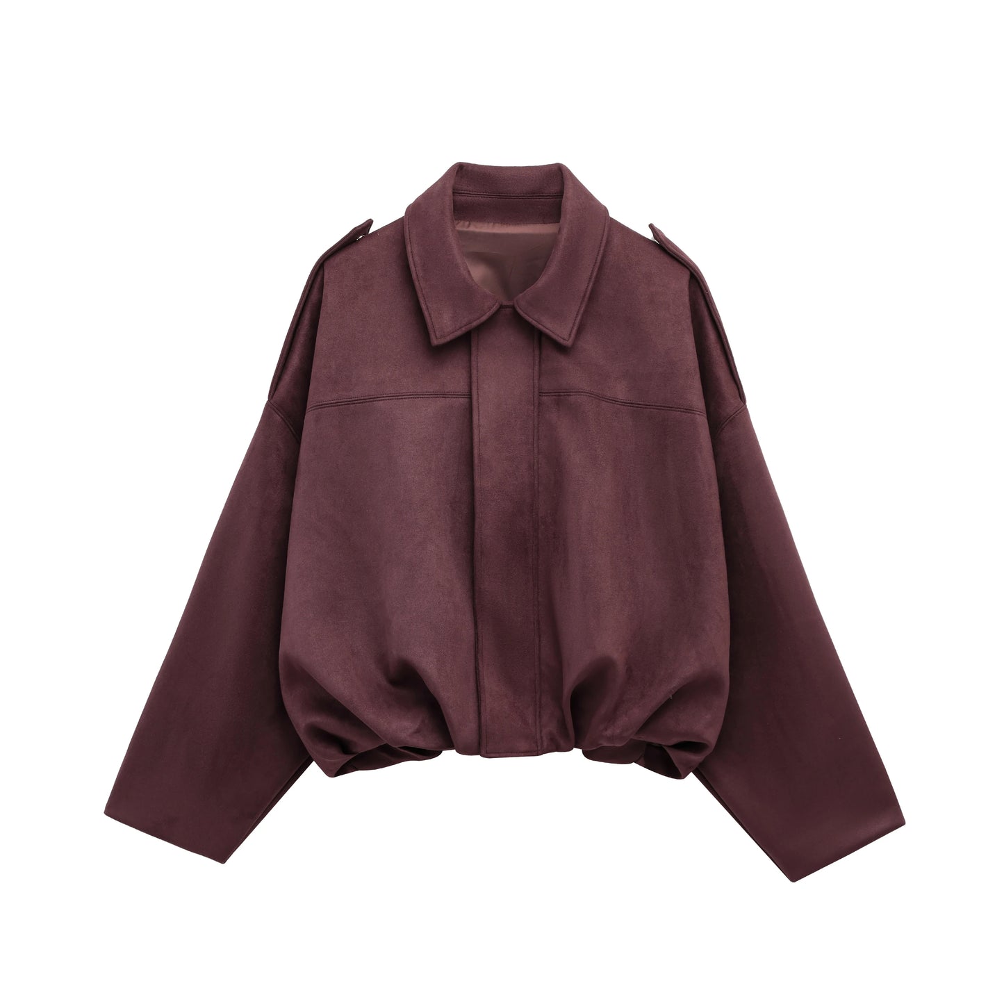 DIANA - Cappotto in pelle scamosciata DONNA