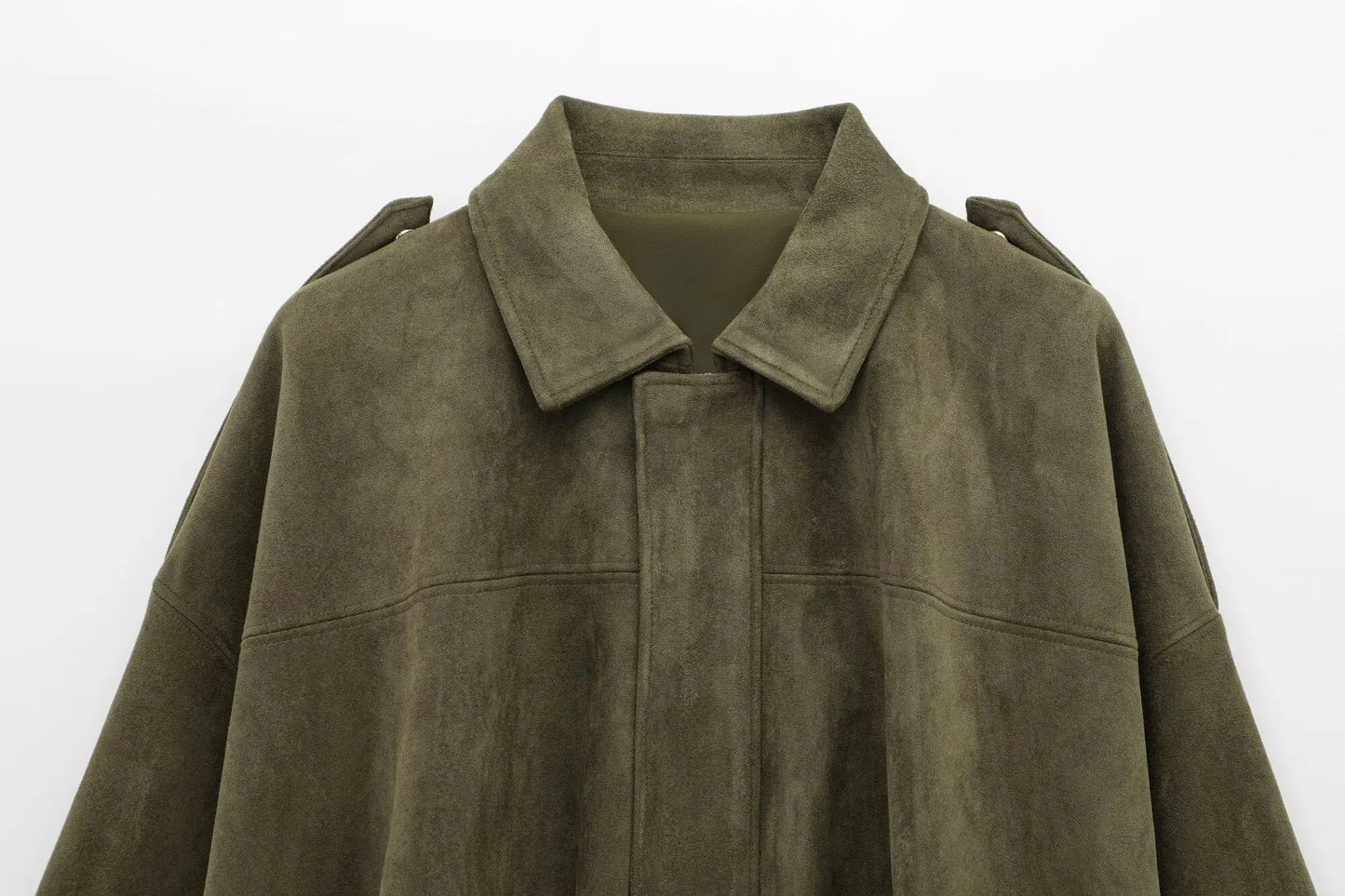 DIANA - Cappotto in pelle scamosciata DONNA