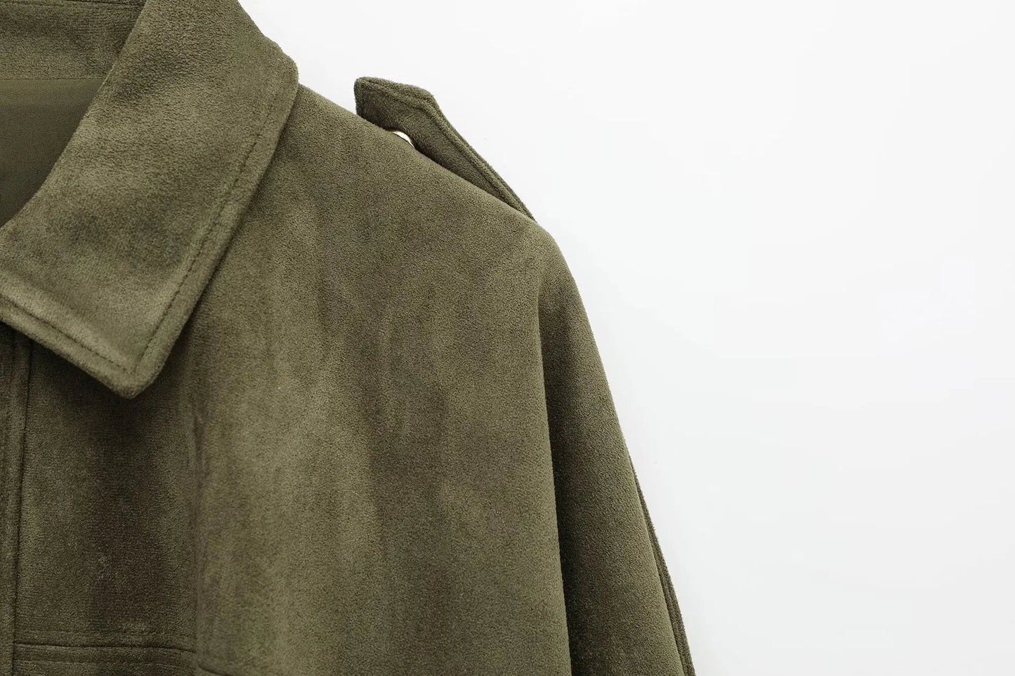 DIANA - Cappotto in pelle scamosciata DONNA